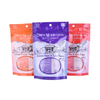 Proveedor de China Impresión Gravure Colorida Top Clear Plastic Stand Up Zipper Punta