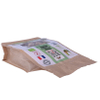Bolsas de envasado de alimentos de papel Kraft prefabricadas compostables