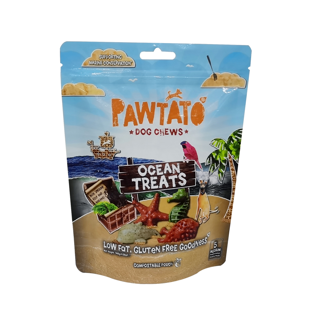 Bolso compostable de alimentos para mascotas