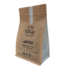 Personalizar impresión a prueba de humedad Poly Zip Lock Home Compostable Packaging Bolsas de café con cremallera
