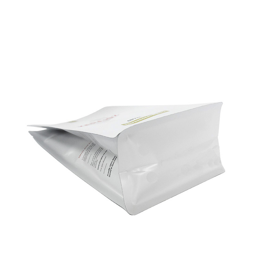 Embalaje flexible Bolsas de celofán de plástico Seller logotipo compostable Cómo imprimir en bolsas de café