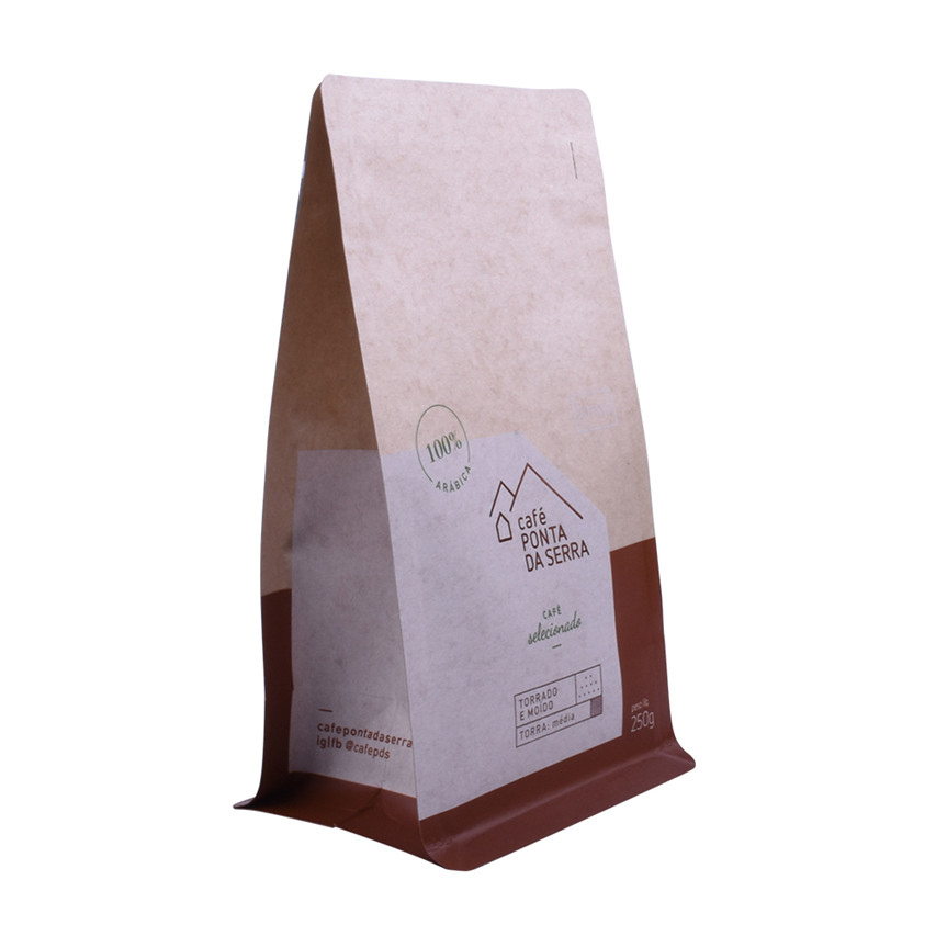 Bolsas de violonchelo de sello térmico Fabricantes de embalaje compostable Fabricantes Coffee Coffee bolsas