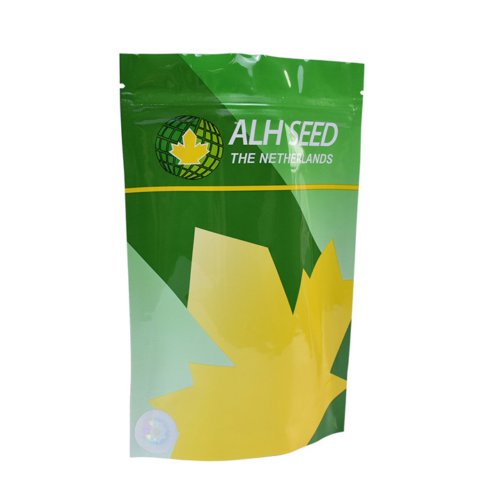 Alimento impreso personalizado ziplock reutilizable exquisita bolsa biodegradable