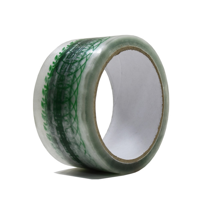 Fuerte transparente de 48 mm de ancho Cinta de envío compostable con el logotipo de su empresa