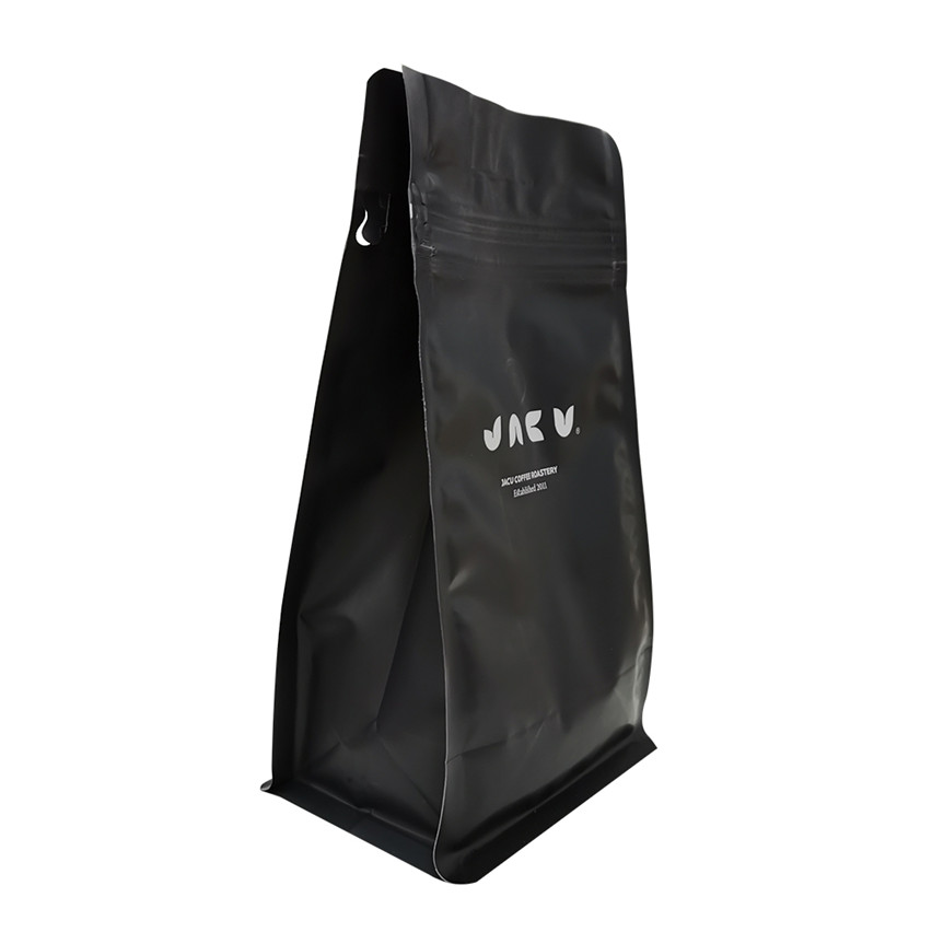 Logotipo personalizado Post Consumer Consumer reciclado Bottom Bolsa de café al por mayor
