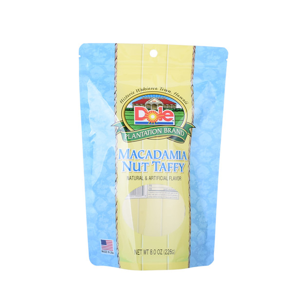 Materiales reciclables de foca de calor personalizado Embalaje flexible UV Spot Food Stand Up Pouch