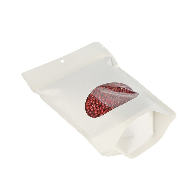 Bolsa de papel biodegradable natural personalizada de grado alimenticio de alta calidad