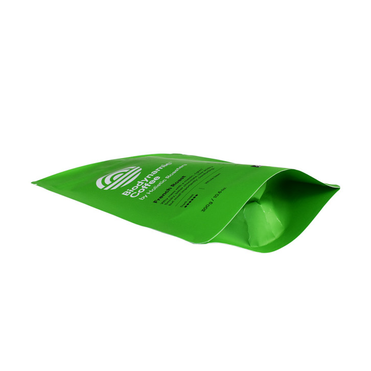 Impresión colorida de excelente calidad completa Matt Matt Biodegradable Clear Kraft Paper Pouch