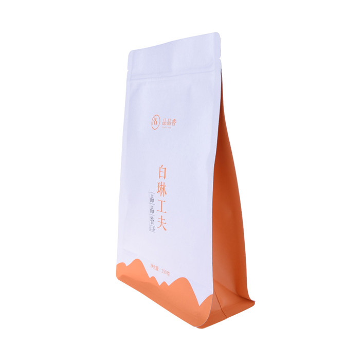 Té de papel biodegradable de impresión personalizado de fondo cuadrado