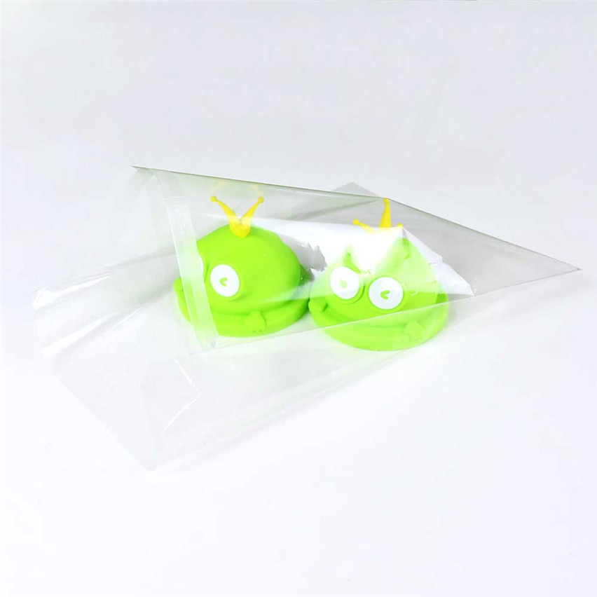 Fabricantes de bolsas de plástico adhesivas de celofán transparentes compostables de alta calidad