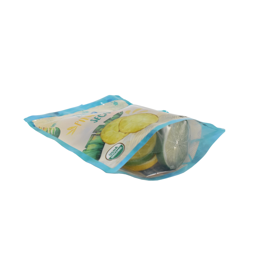 Castaos blancos mate de alta calidad de alta calidad reciclan bolsas de soporte con tirolina
