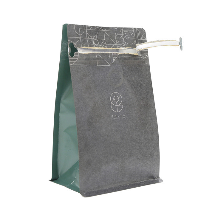 Embalaje de bolsa de bolsa de té de pie metalizado