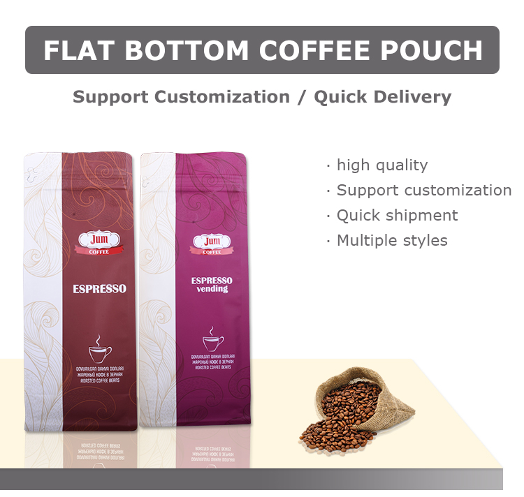 Bolsa de caf&eacute; Fondo plano (1)