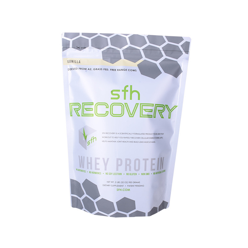 Embalaje de nutrición con cremallera superior de Holesale Standard