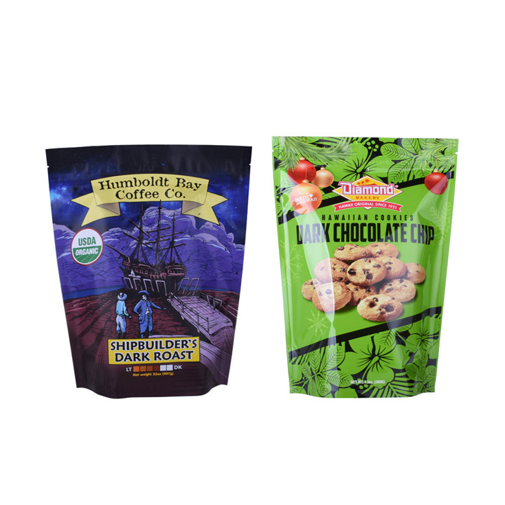 Bolsas de comida Kraft biodegradables de nuevo diseño