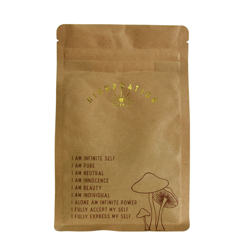 Bolsa plana de café con impresión de huecograbado ecológico