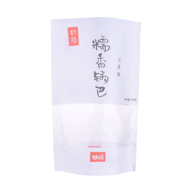 Paquete de licencia de té personalizado para papel de arroz con hierbas con ventana de barra