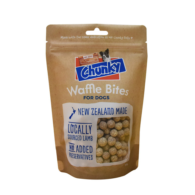 Producción personalizada K Bottom Foce Pet Food Bag Bag de plástico