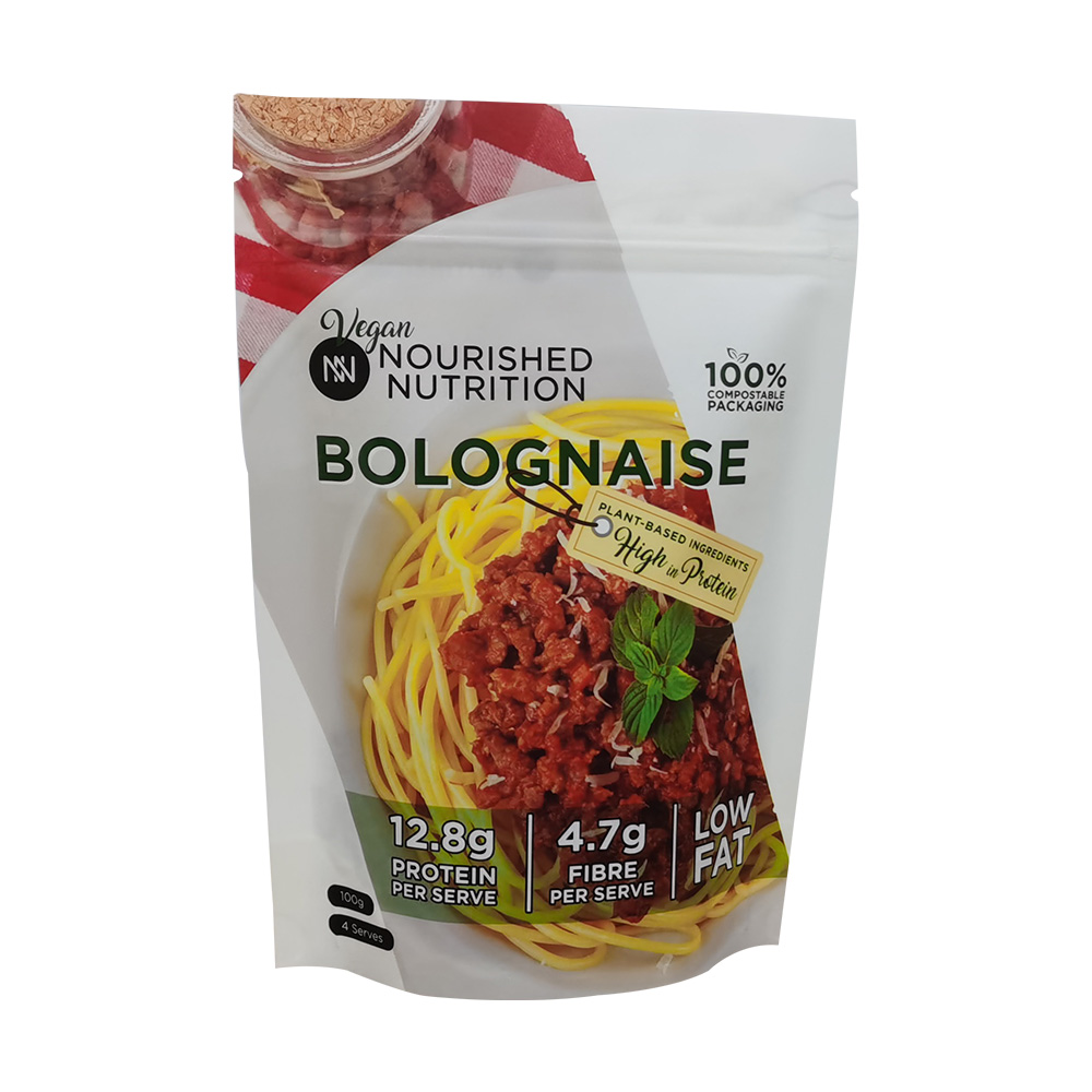 Embalaje compostable 100% ecológico para alimentos personalizados