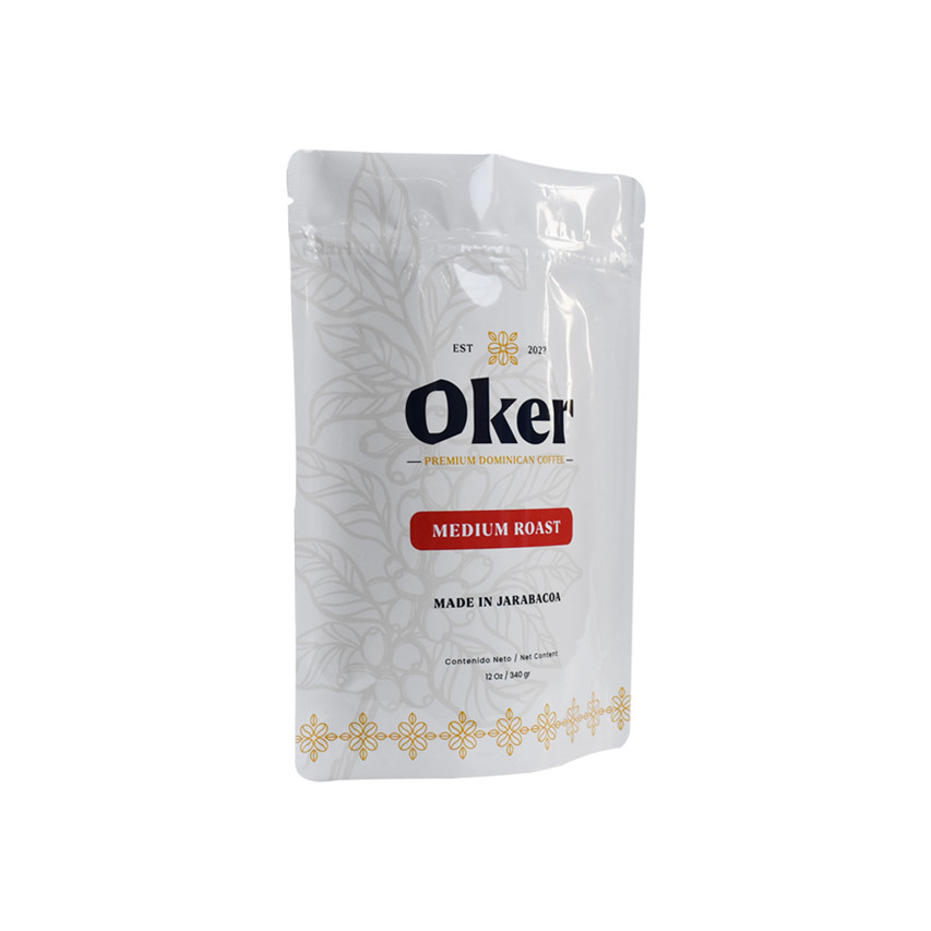 Logotipo personalizado reciclado biodegradable stand up bolsas aduanas bolsas de café al por mayor