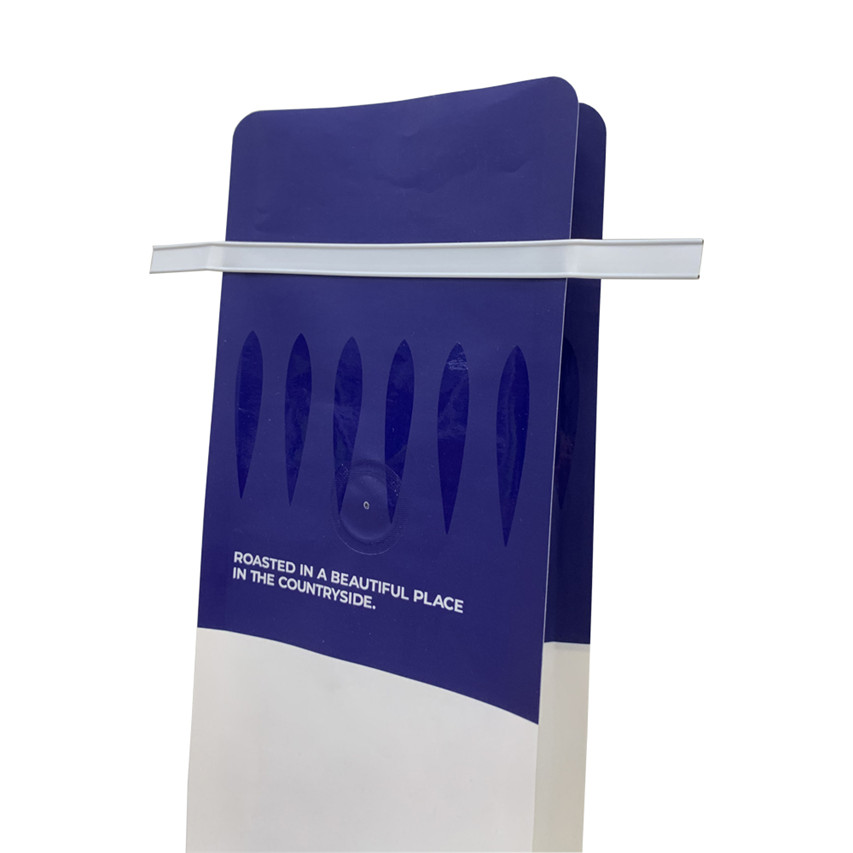 Diferencia de lámina de logotipo personalizada entre bolsas de papel biodegradables y degradables con bolsas de café de fondo plano de estaño
