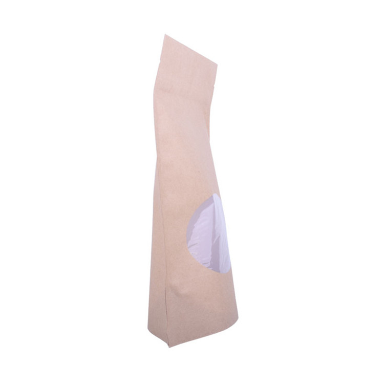 Bolsas de papel transparentes laminadas de grado alimenticio para bolsas de papel para comida para comida para comida con envasado de envases de papel de cinta
