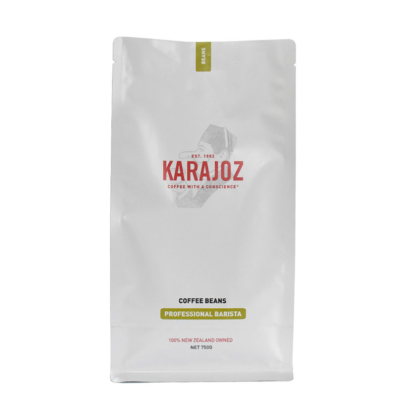 Embalaje flexible Bolsas de celofán de plástico Seller logotipo compostable Cómo imprimir en bolsas de café