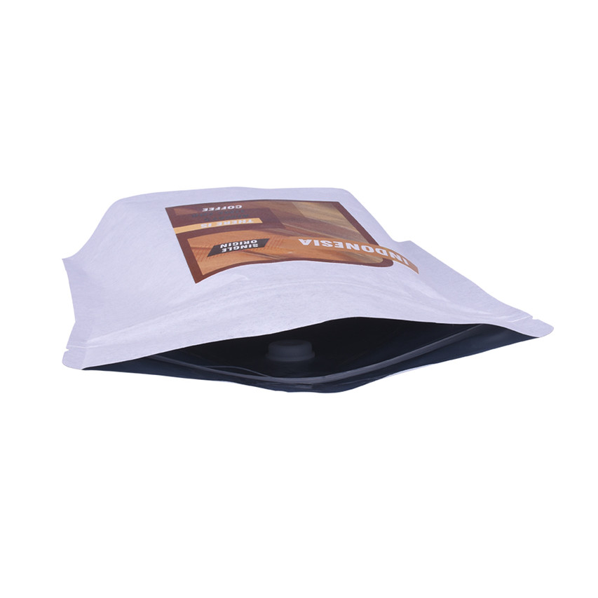 Impresión de bloqueo de ZIP Impresión Compostable Embalaje de bolsa bolsas de café personalizadas al por mayor con válvula