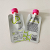 Mejor precio Acabado completo Gloss Cancana de azúcar Embalaje de plástico Bolsa de jugo de fruta reutilizable en un paquete de 100 ml
