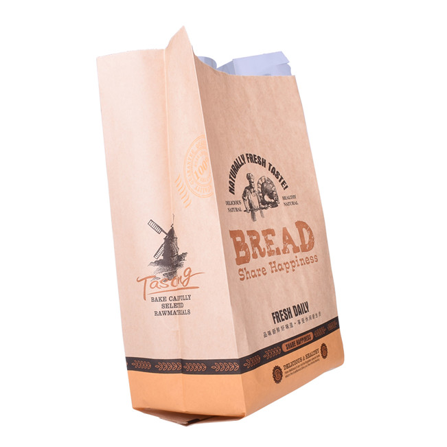 Bolso de pan biodegradable de toque suave biodegradable bolso de pan de pan de pan