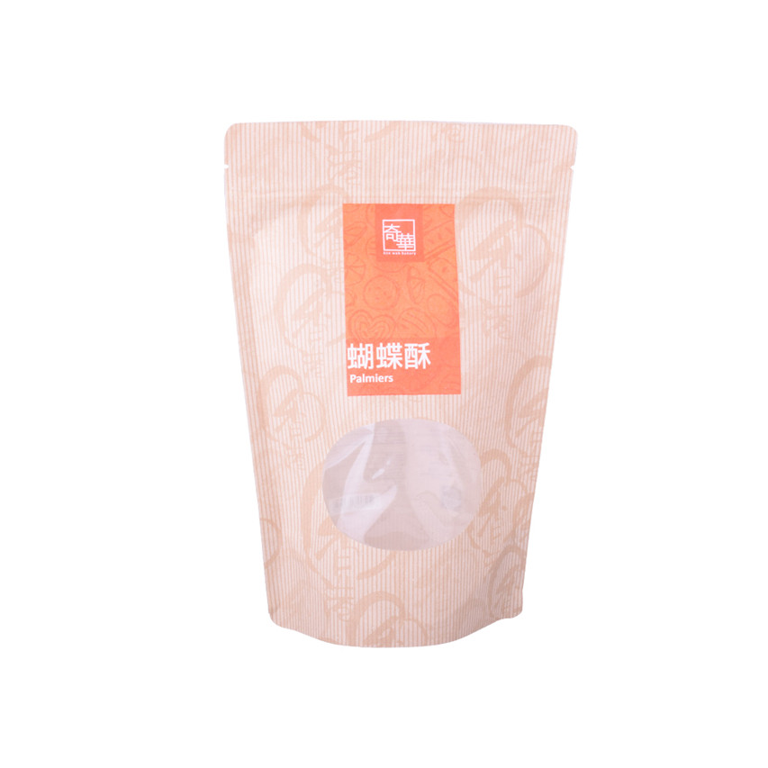 Proveedor de China Reclazable Zipllock Stand Up Bouches 100 Embalaje biodegradable Embalaje de galletas