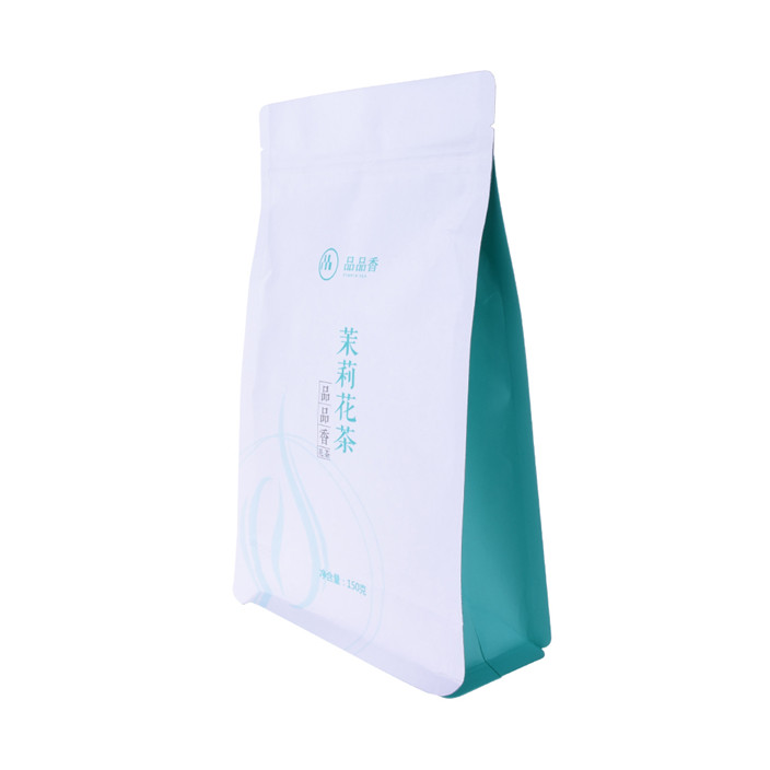 Té de papel biodegradable de impresión personalizado de fondo cuadrado
