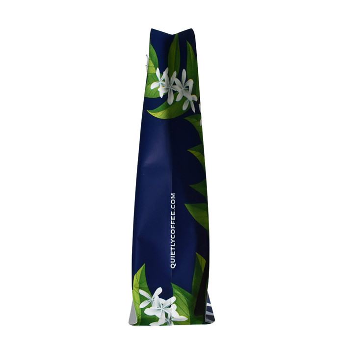 Embalaje compostable hecho de plantas para embalaje de café imprimió su propio logotipo con corbata de hojalata 