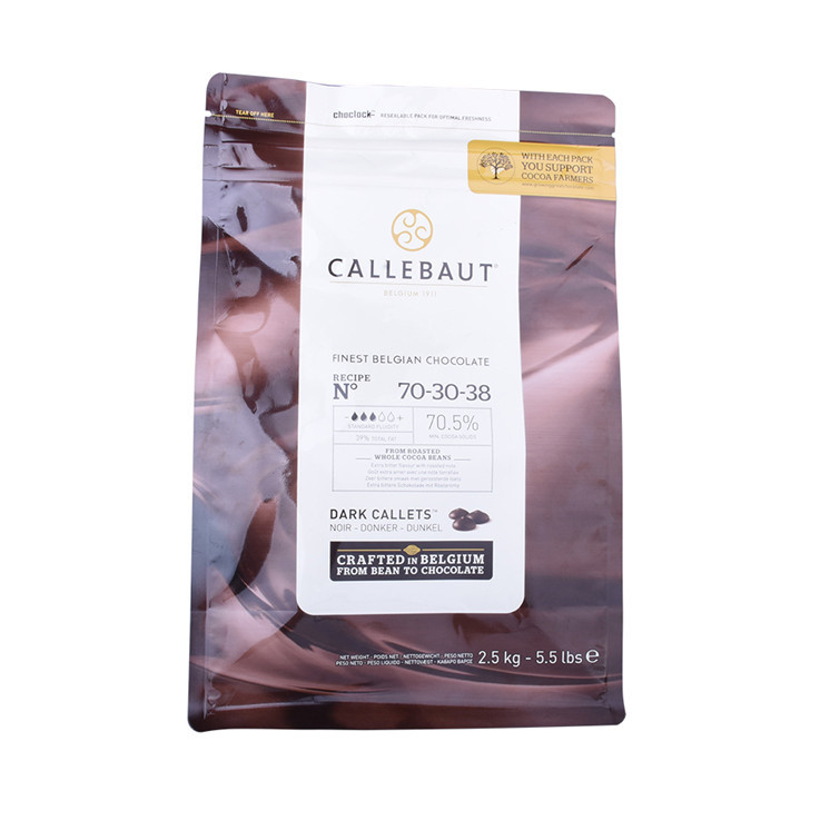 Bolsas de galletas autoadhesivas con materiales biodegradables personalizados y compostables.