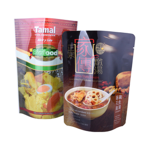 Empaquetado de alimentos a granel con cremallera superior estándar de impresión personalizada