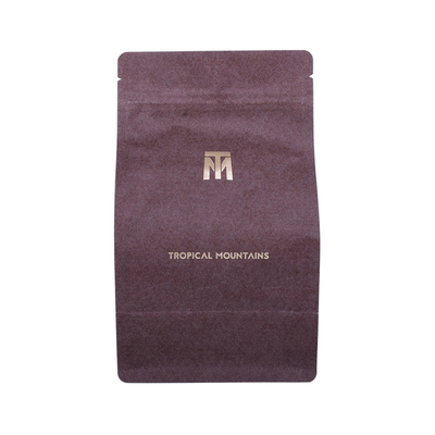 Bolsas compostables laminadas bolsa de café 250g con logotipo personalizado