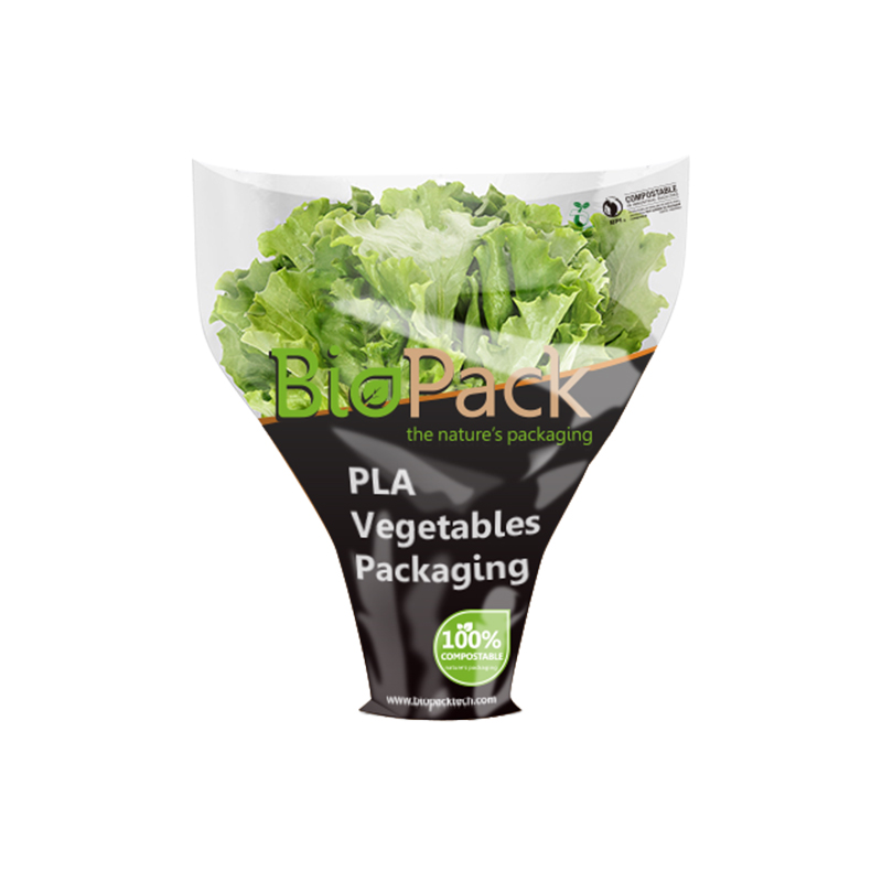 Desglose completamente el material compostable para el hogar Boba de empaque de tomate de brócoli vegetal con cremallera resellable