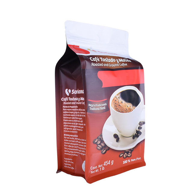 Tres de calidad superior SEAL SEAL Las mejores bolsas de café compostables fabricante de bolsas de bolsas