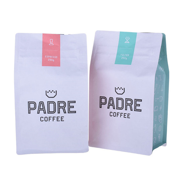 Nuevo estilo de bolsillo paquete zip café café bolsas de barrera de canadá café empacado