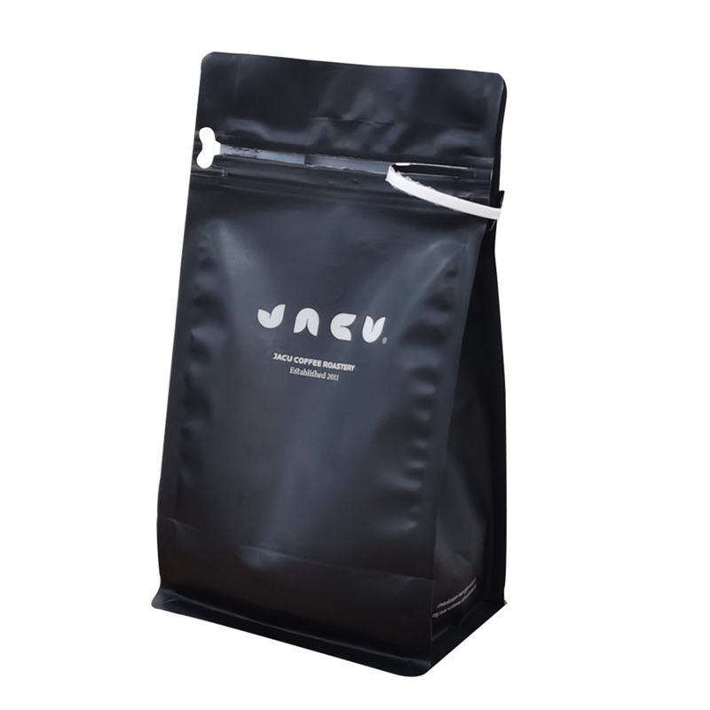 Bocadillos a prueba de humedad de resealabele en bolsas de café de aduanas compostables de paquete de 250 g