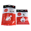Reciclaje de fábrica Reciclaje de ropa sostenible Pase de pie Bolsas transparentes Camiseta Bolsa de plástico