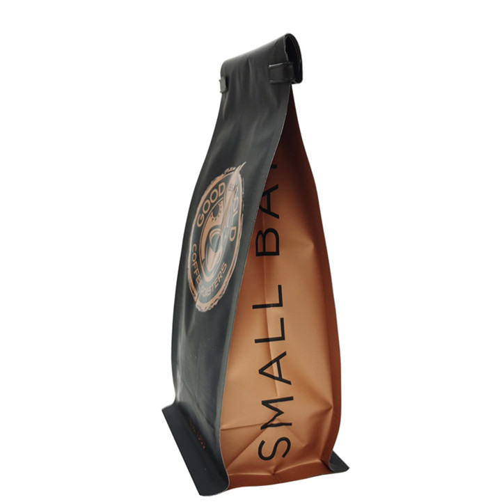Impresión más reciente de impresión de gravedad Kraft Kraft Paper biodegradable Polla de embalaje Bolsa de café Tamaño