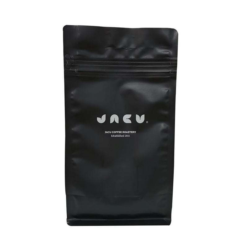 Logotipo personalizado Post Consumer Consumer reciclado Bottom Bolsa de café al por mayor