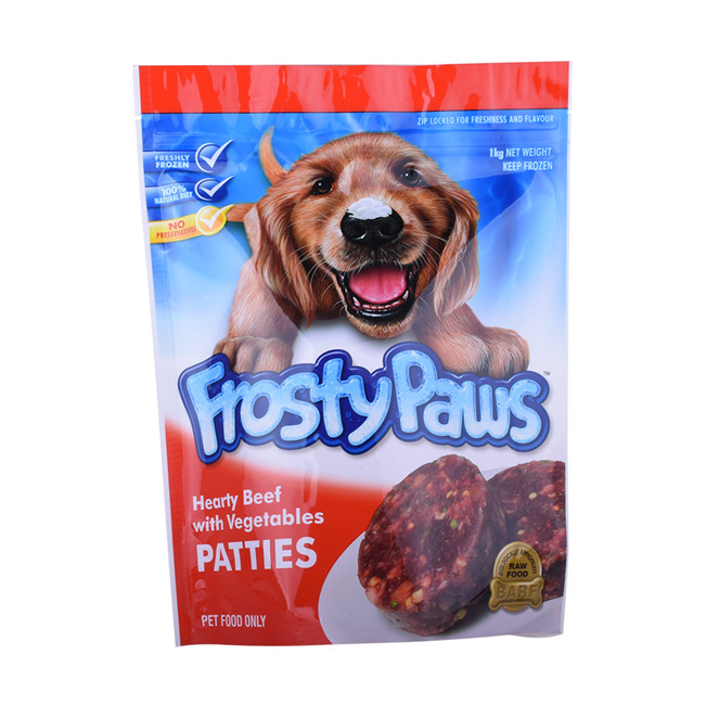Mancha de sello de calor personalizado Gloss con bolsas de poli mate empaquetado para señalar bolsas para mascotas