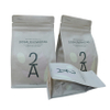 Bolsas de envasado de té biodegradables de fondo plano personalizado ecológico