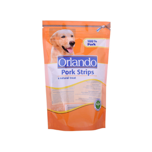 Bolsa de pie recycable para el paquete de comida para perros para mascotas con impresión
