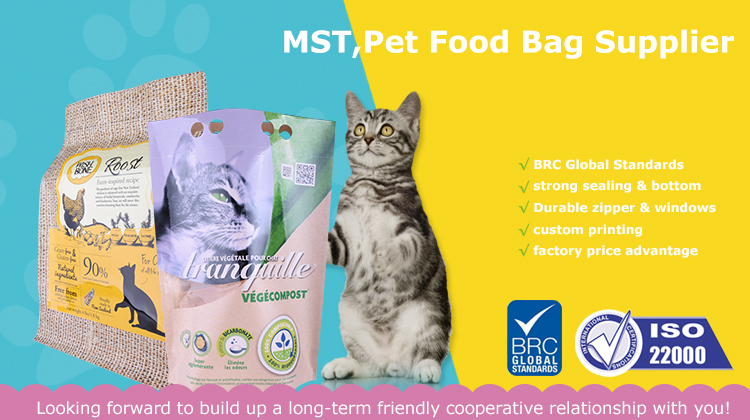 Bolsa de comida para gatos
