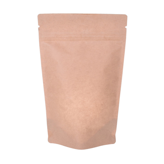 Bolsa vertical compostable de 250 g en forma especial