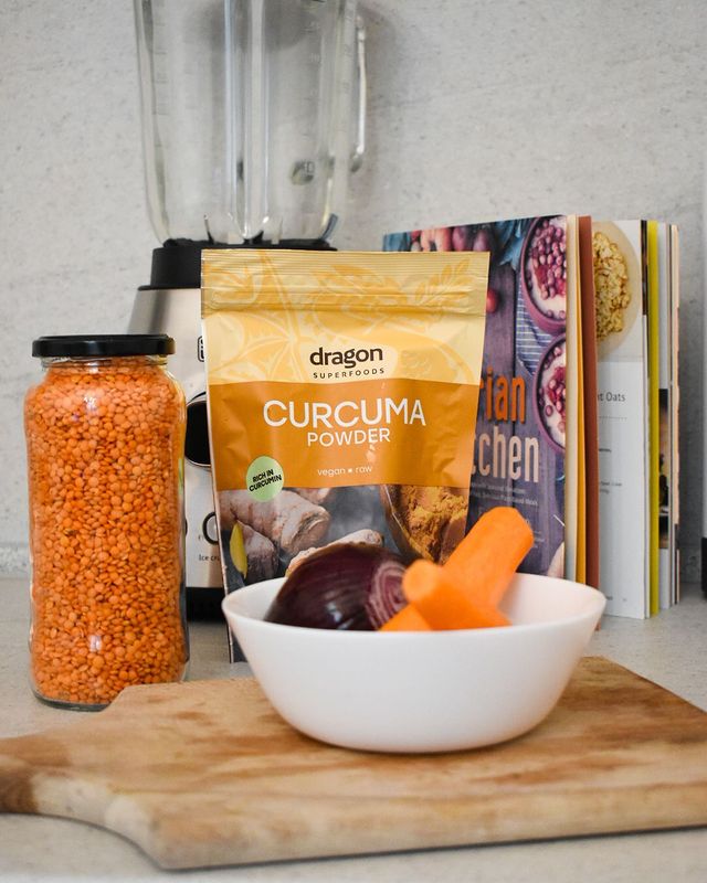 Bolsa de polvo de c&uacute;rcuma