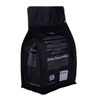Bolsa de café impresa personalizada con material reciclado de fondo en bloque